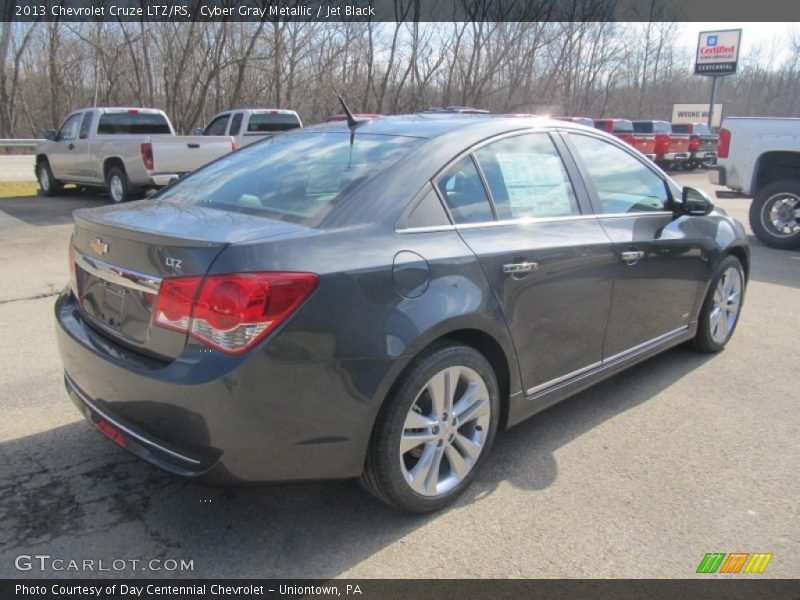 Cyber Gray Metallic / Jet Black 2013 Chevrolet Cruze LTZ/RS