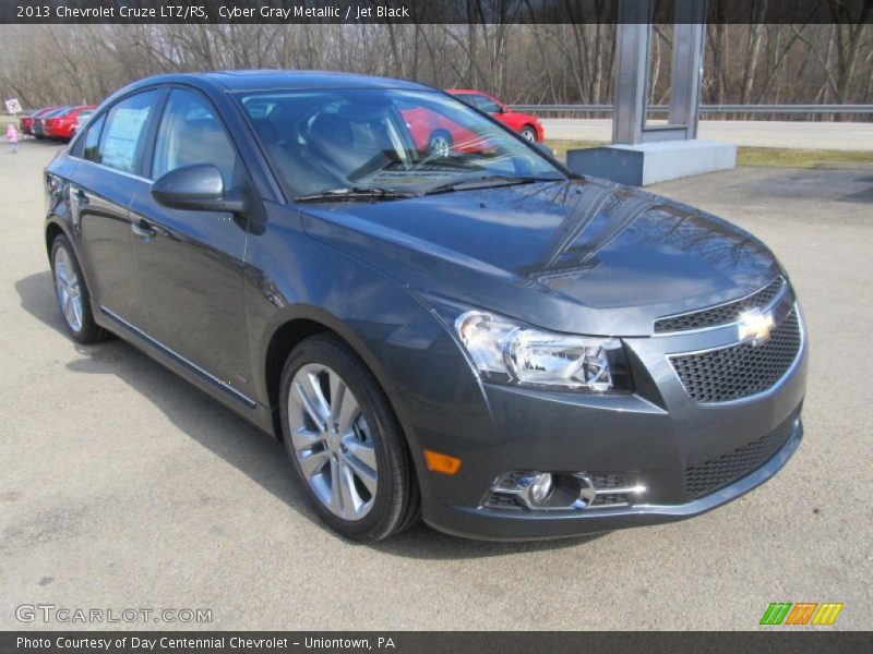 Cyber Gray Metallic / Jet Black 2013 Chevrolet Cruze LTZ/RS