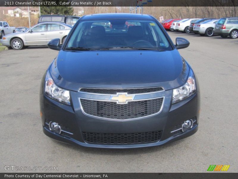 Cyber Gray Metallic / Jet Black 2013 Chevrolet Cruze LTZ/RS