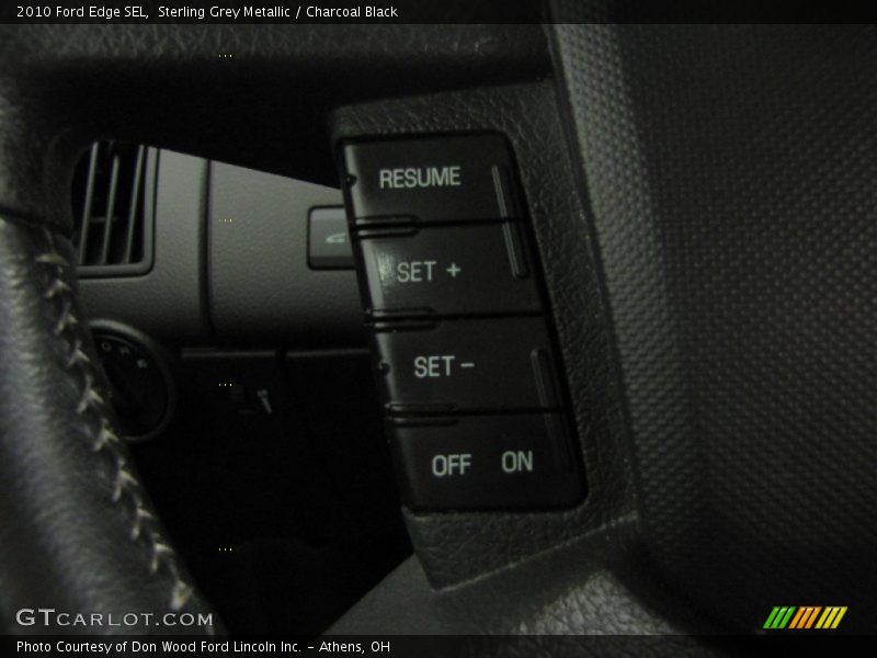 Sterling Grey Metallic / Charcoal Black 2010 Ford Edge SEL