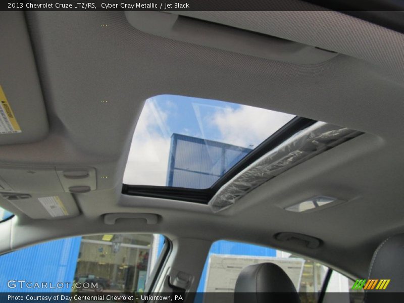Cyber Gray Metallic / Jet Black 2013 Chevrolet Cruze LTZ/RS