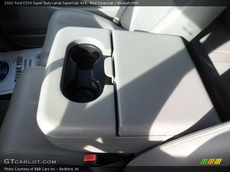 Red Clearcoat / Medium Flint 2002 Ford F250 Super Duty Lariat SuperCab 4x4