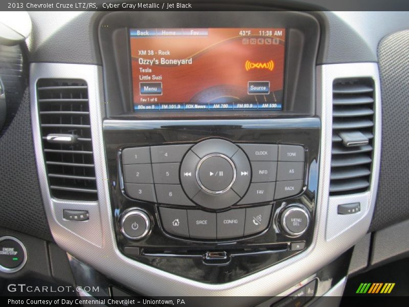 Cyber Gray Metallic / Jet Black 2013 Chevrolet Cruze LTZ/RS