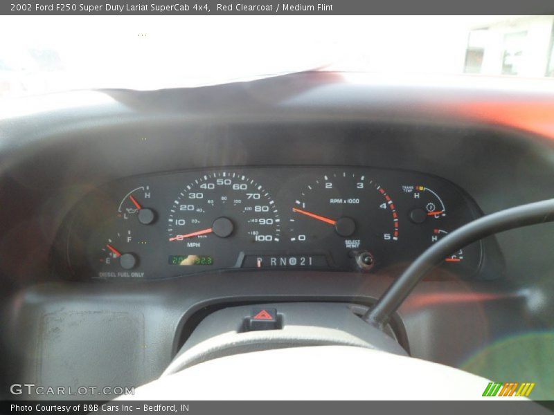  2002 F250 Super Duty Lariat SuperCab 4x4 Lariat SuperCab 4x4 Gauges