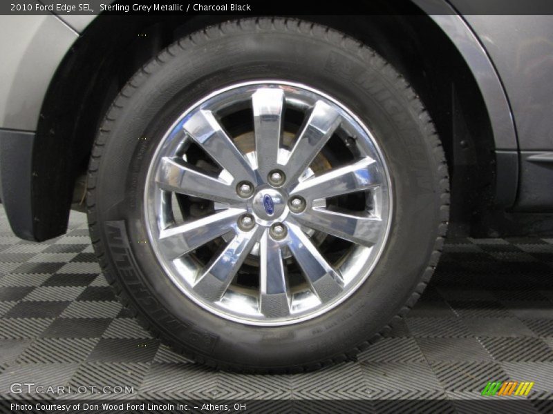 Sterling Grey Metallic / Charcoal Black 2010 Ford Edge SEL