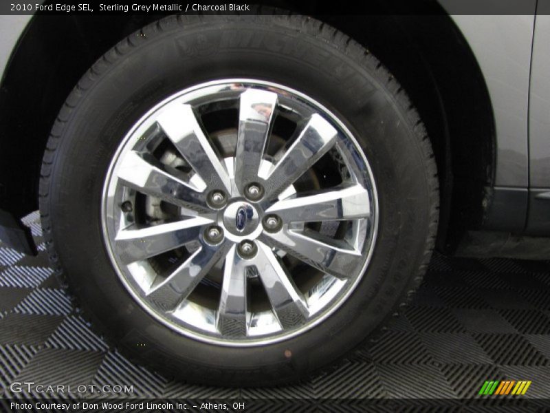 Sterling Grey Metallic / Charcoal Black 2010 Ford Edge SEL