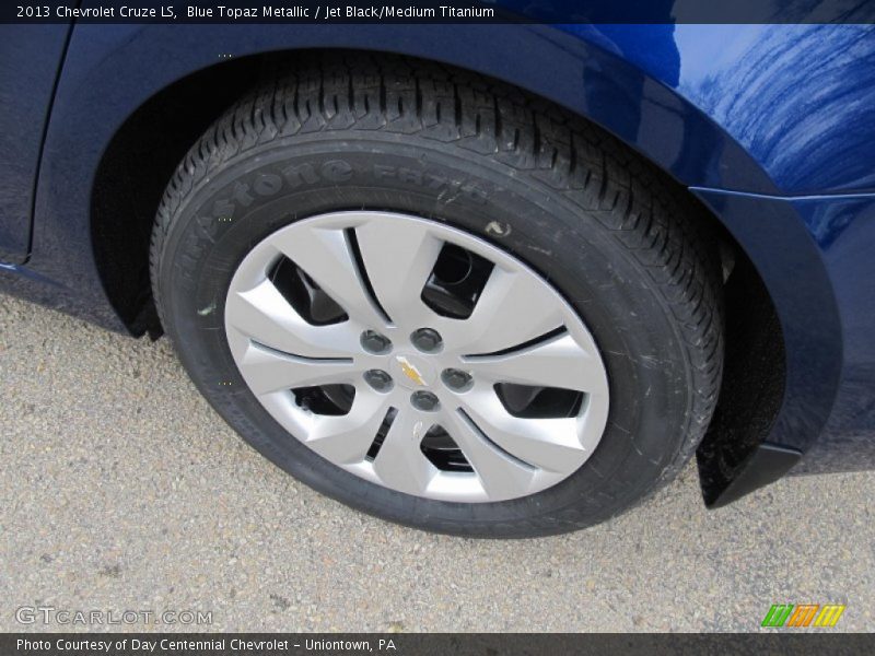 Blue Topaz Metallic / Jet Black/Medium Titanium 2013 Chevrolet Cruze LS