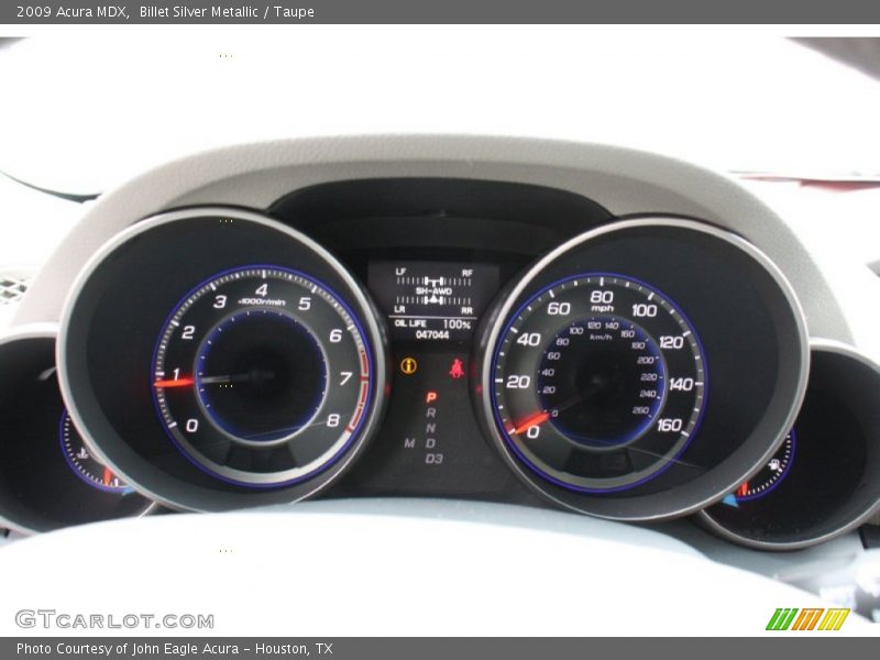 Billet Silver Metallic / Taupe 2009 Acura MDX