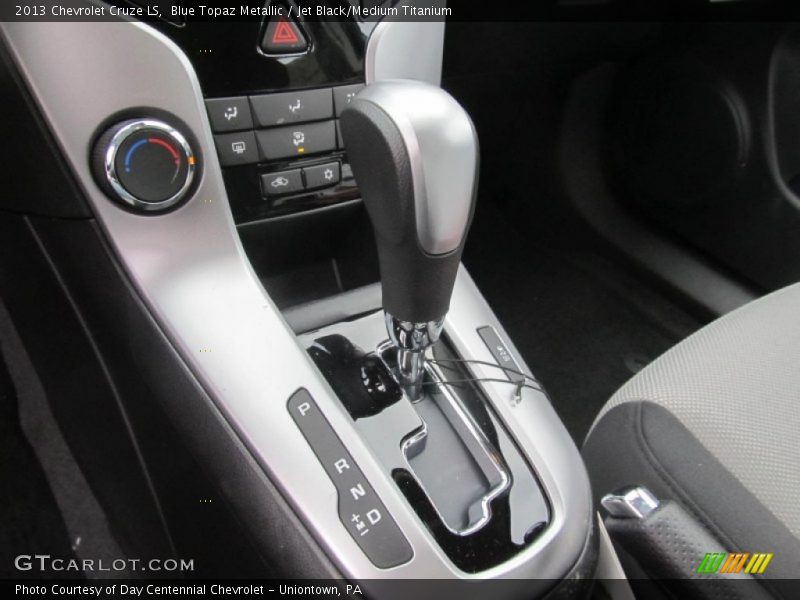 Blue Topaz Metallic / Jet Black/Medium Titanium 2013 Chevrolet Cruze LS