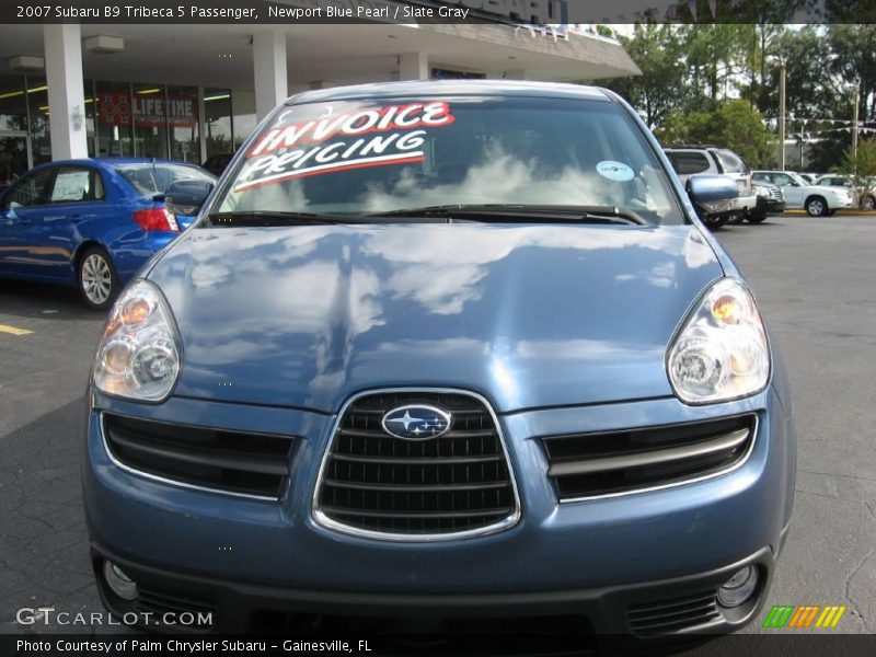 Newport Blue Pearl / Slate Gray 2007 Subaru B9 Tribeca 5 Passenger