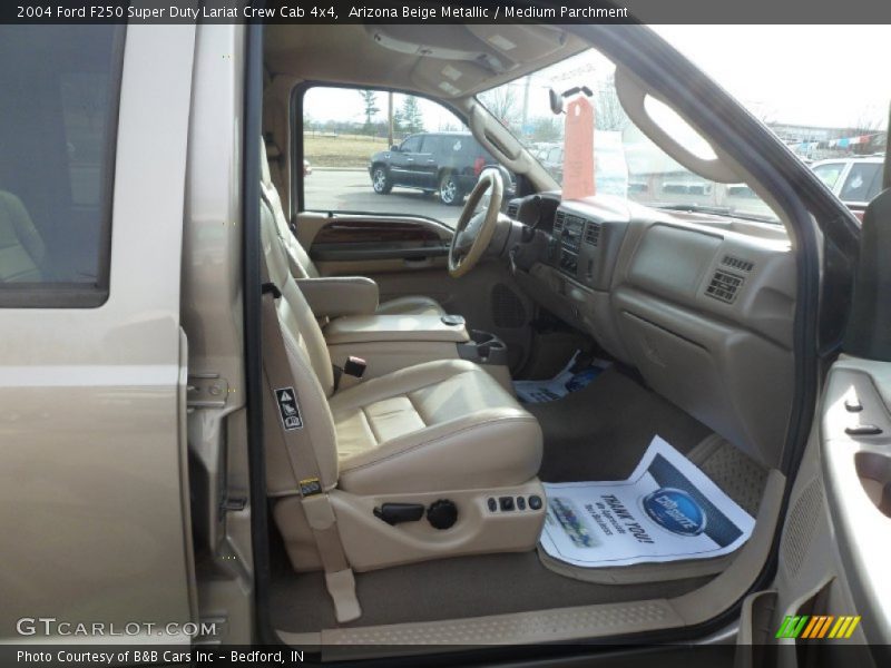  2004 F250 Super Duty Lariat Crew Cab 4x4 Medium Parchment Interior
