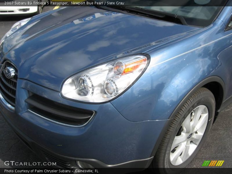 Newport Blue Pearl / Slate Gray 2007 Subaru B9 Tribeca 5 Passenger