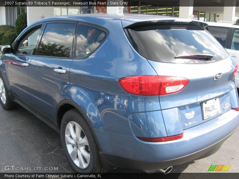 Newport Blue Pearl / Slate Gray 2007 Subaru B9 Tribeca 5 Passenger