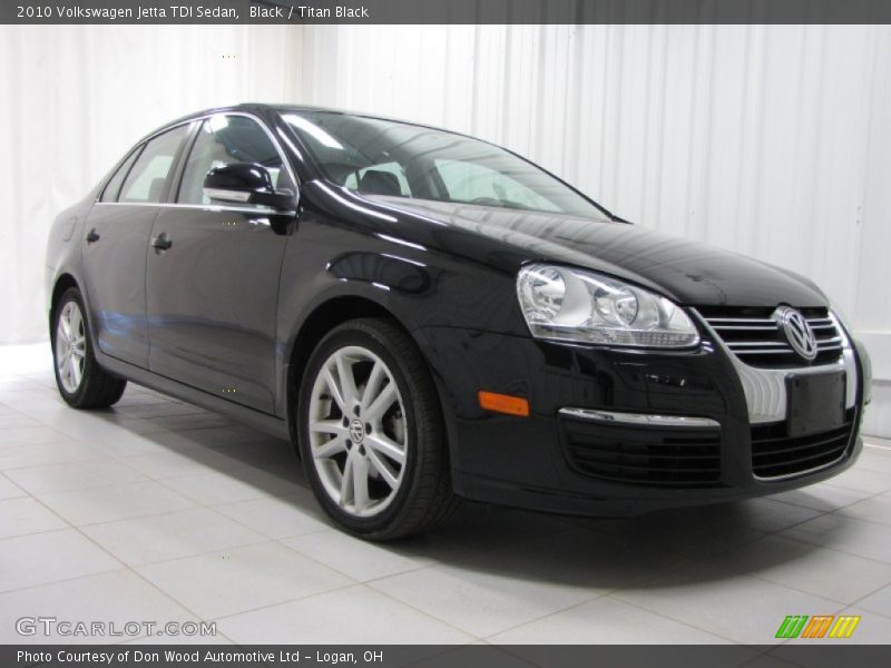 Black / Titan Black 2010 Volkswagen Jetta TDI Sedan