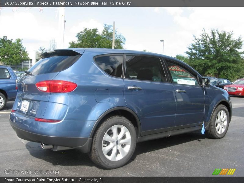 Newport Blue Pearl / Slate Gray 2007 Subaru B9 Tribeca 5 Passenger