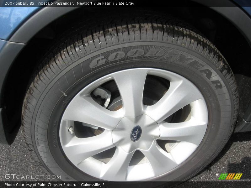 Newport Blue Pearl / Slate Gray 2007 Subaru B9 Tribeca 5 Passenger