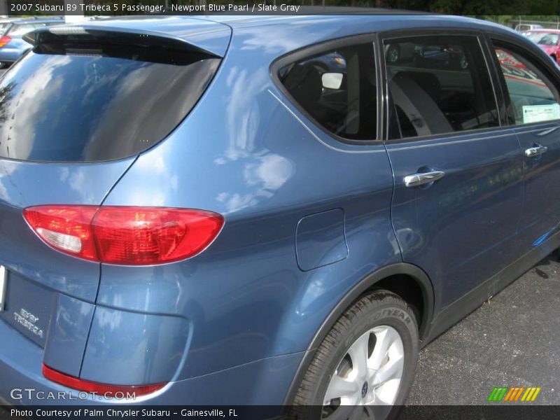 Newport Blue Pearl / Slate Gray 2007 Subaru B9 Tribeca 5 Passenger