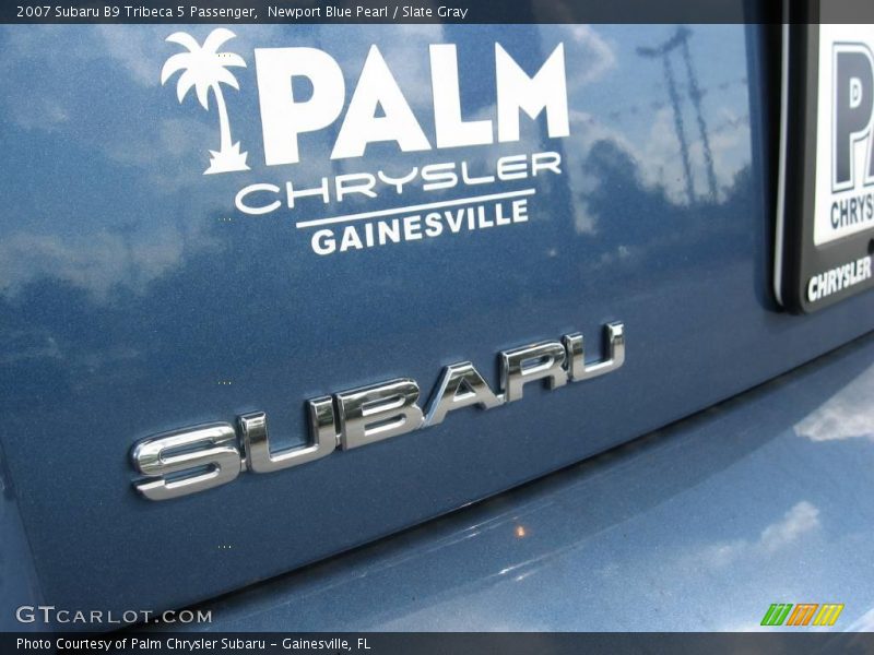 Newport Blue Pearl / Slate Gray 2007 Subaru B9 Tribeca 5 Passenger