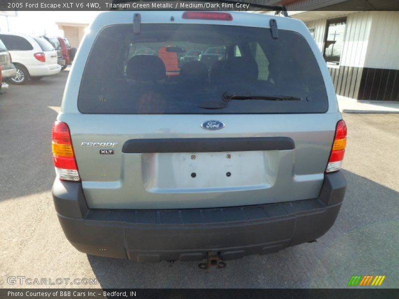 Titanium Green Metallic / Medium/Dark Flint Grey 2005 Ford Escape XLT V6 4WD