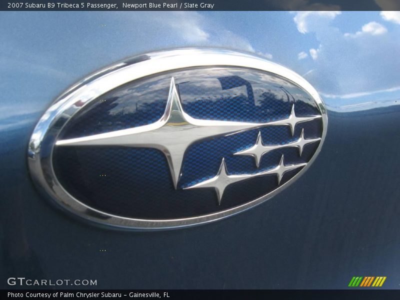 Newport Blue Pearl / Slate Gray 2007 Subaru B9 Tribeca 5 Passenger