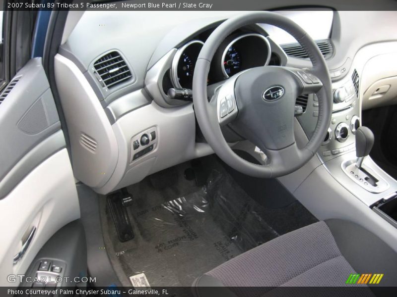Newport Blue Pearl / Slate Gray 2007 Subaru B9 Tribeca 5 Passenger