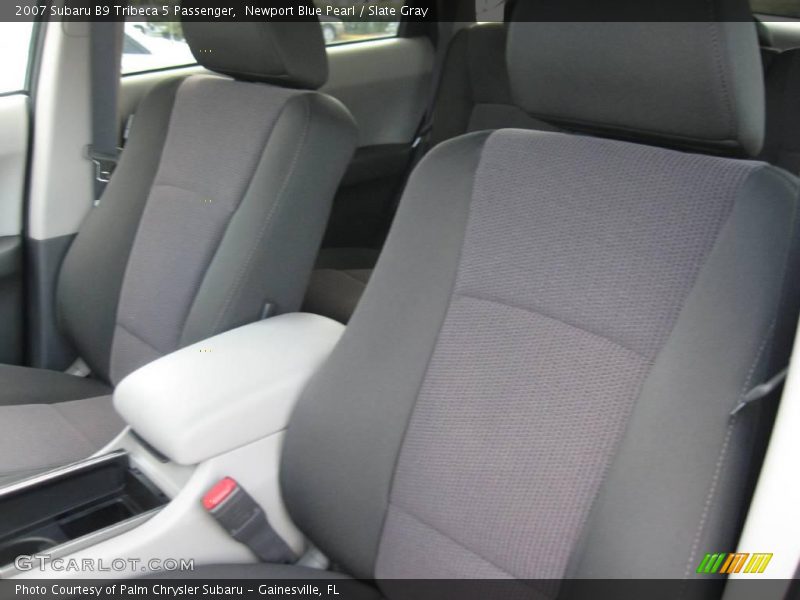 Newport Blue Pearl / Slate Gray 2007 Subaru B9 Tribeca 5 Passenger