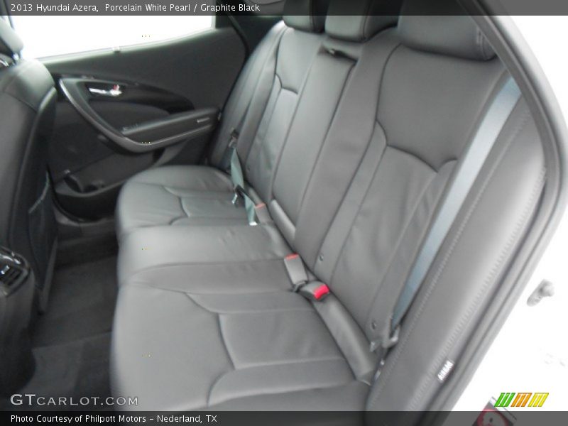 Porcelain White Pearl / Graphite Black 2013 Hyundai Azera