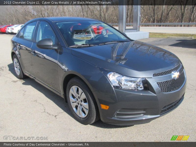 Cyber Gray Metallic / Jet Black/Medium Titanium 2013 Chevrolet Cruze LS