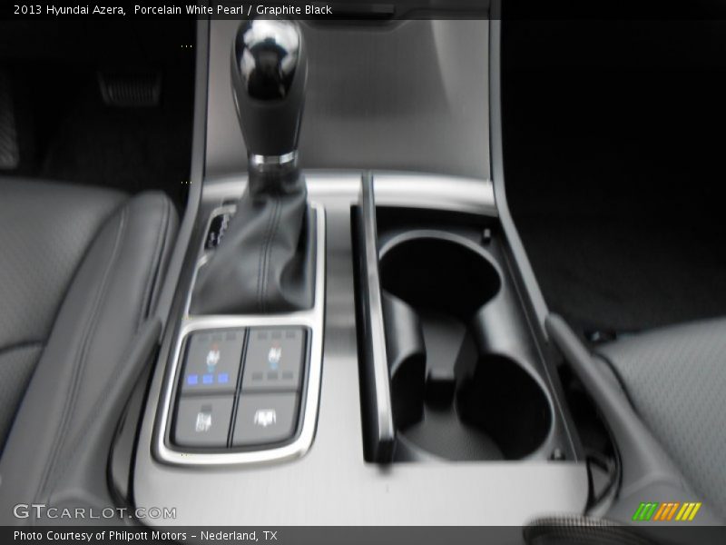Porcelain White Pearl / Graphite Black 2013 Hyundai Azera