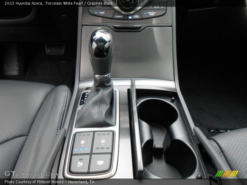 Porcelain White Pearl / Graphite Black 2013 Hyundai Azera