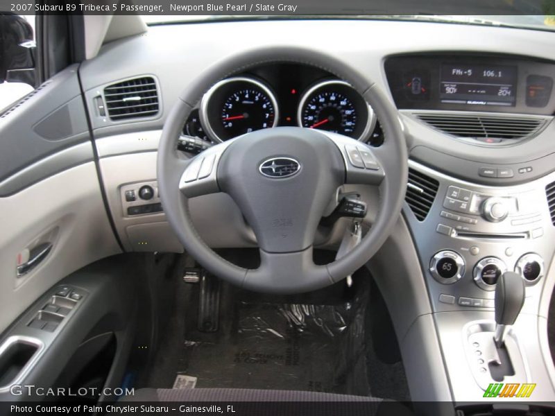 Newport Blue Pearl / Slate Gray 2007 Subaru B9 Tribeca 5 Passenger
