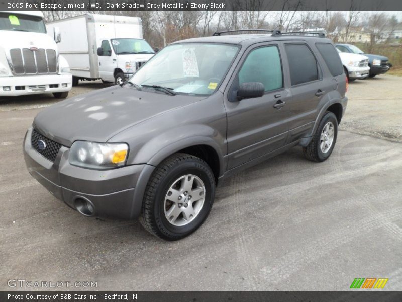 Dark Shadow Grey Metallic / Ebony Black 2005 Ford Escape Limited 4WD