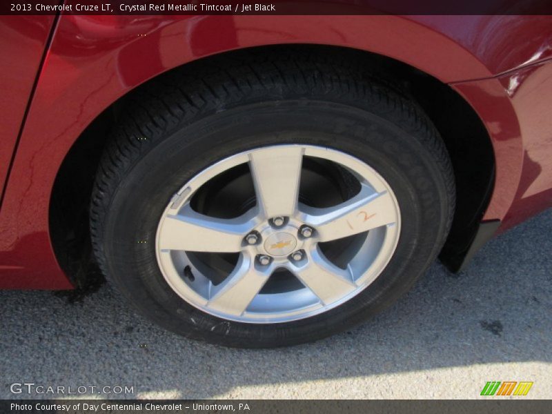 Crystal Red Metallic Tintcoat / Jet Black 2013 Chevrolet Cruze LT