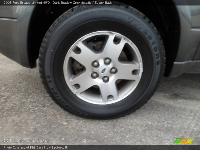 Dark Shadow Grey Metallic / Ebony Black 2005 Ford Escape Limited 4WD
