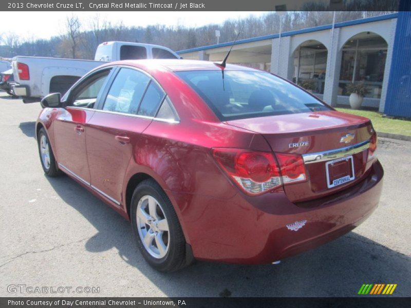 Crystal Red Metallic Tintcoat / Jet Black 2013 Chevrolet Cruze LT