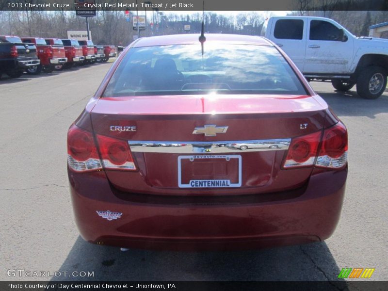 Crystal Red Metallic Tintcoat / Jet Black 2013 Chevrolet Cruze LT