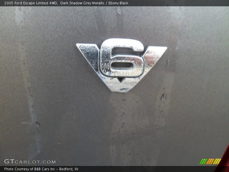 Dark Shadow Grey Metallic / Ebony Black 2005 Ford Escape Limited 4WD