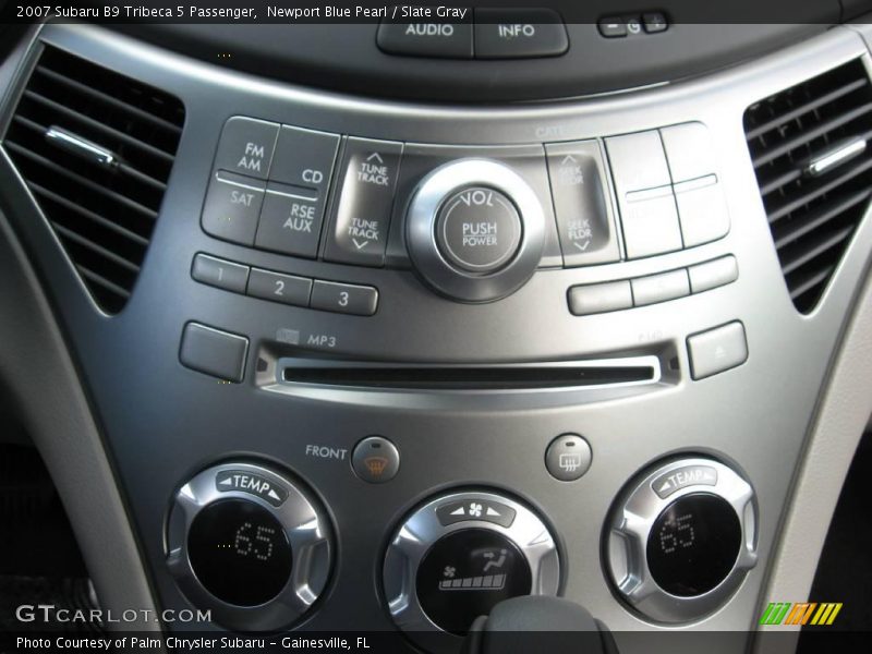 Newport Blue Pearl / Slate Gray 2007 Subaru B9 Tribeca 5 Passenger