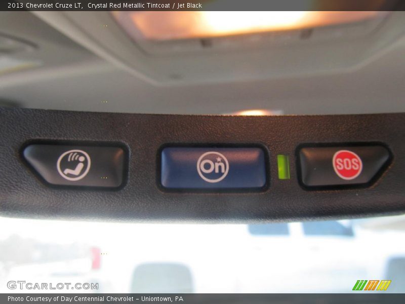 Crystal Red Metallic Tintcoat / Jet Black 2013 Chevrolet Cruze LT