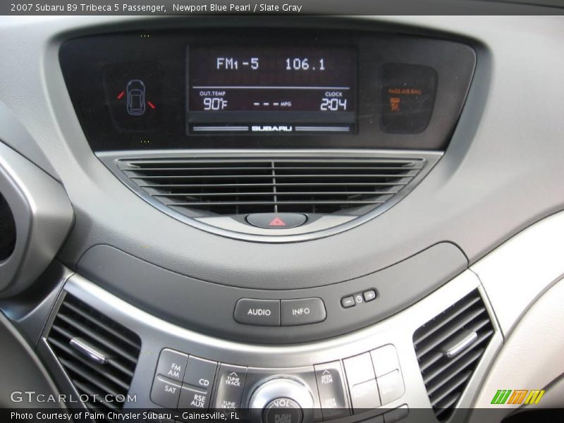 Newport Blue Pearl / Slate Gray 2007 Subaru B9 Tribeca 5 Passenger