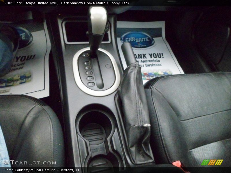 Dark Shadow Grey Metallic / Ebony Black 2005 Ford Escape Limited 4WD
