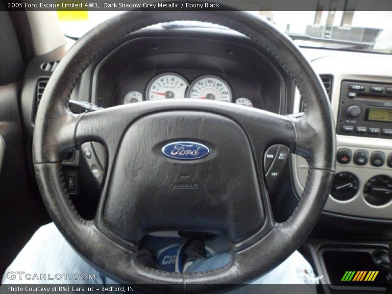 Dark Shadow Grey Metallic / Ebony Black 2005 Ford Escape Limited 4WD