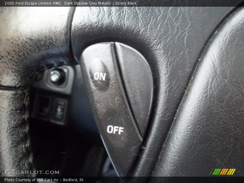 Dark Shadow Grey Metallic / Ebony Black 2005 Ford Escape Limited 4WD