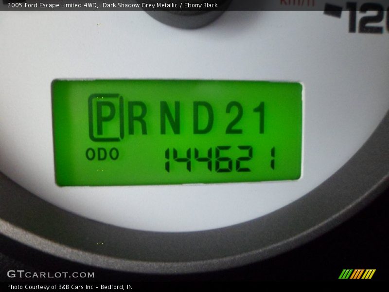 Dark Shadow Grey Metallic / Ebony Black 2005 Ford Escape Limited 4WD