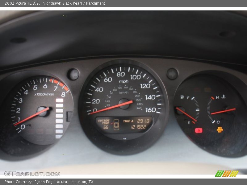 Nighthawk Black Pearl / Parchment 2002 Acura TL 3.2