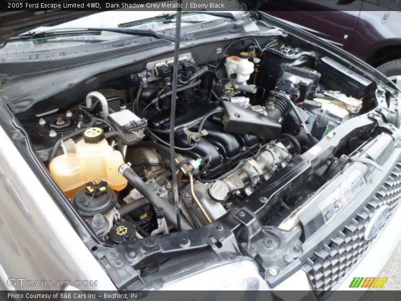 Dark Shadow Grey Metallic / Ebony Black 2005 Ford Escape Limited 4WD