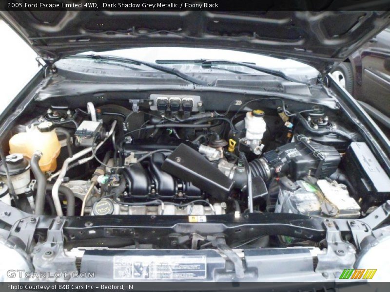 Dark Shadow Grey Metallic / Ebony Black 2005 Ford Escape Limited 4WD