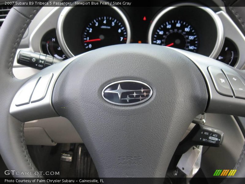 Newport Blue Pearl / Slate Gray 2007 Subaru B9 Tribeca 5 Passenger