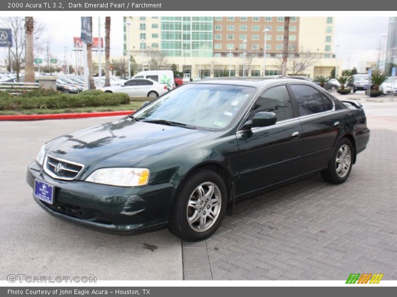 Dark Emerald Pearl / Parchment 2000 Acura TL 3.2