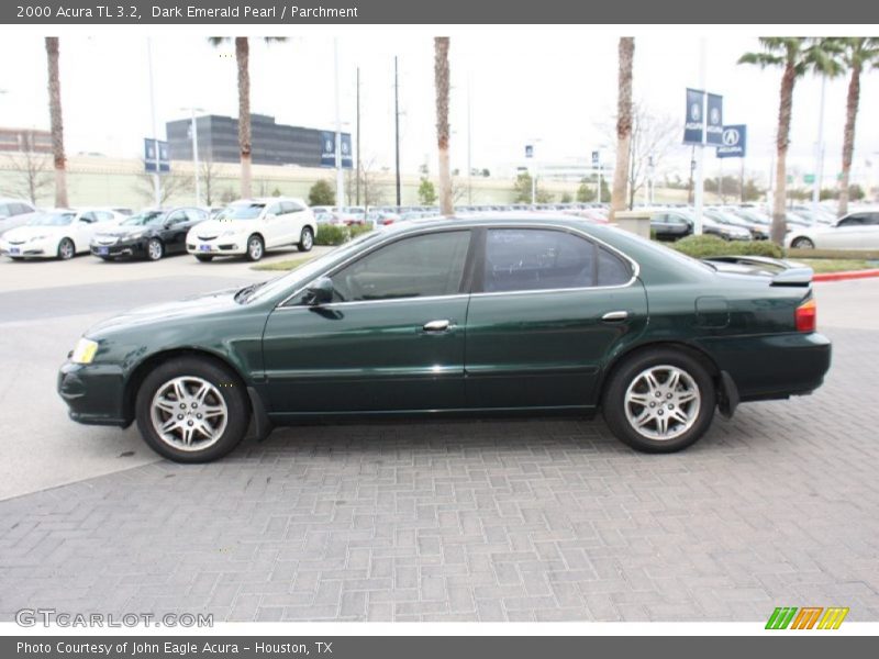 Dark Emerald Pearl / Parchment 2000 Acura TL 3.2